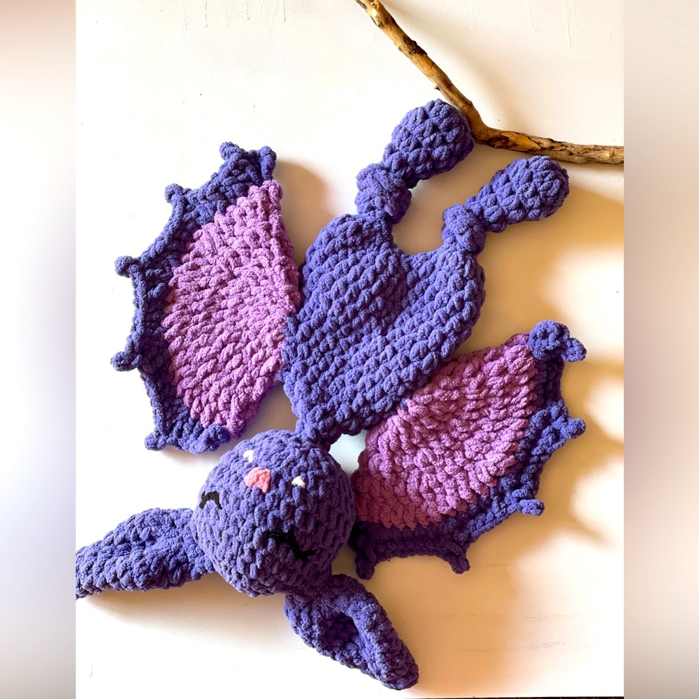 Ready to Ship Handmade Crochet Halloween Themed Bat
